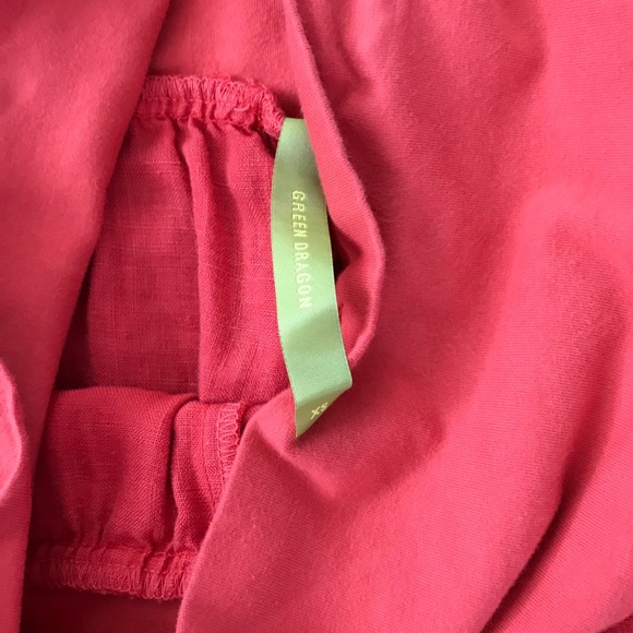 So comfy orange linen pants! - Picture 3 of 3